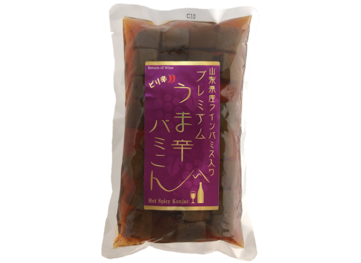 辛いこんにゃく プレミアムうま辛バミこん 山梨県産ワインバミス入り
