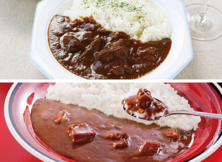 富士山黒牛ビーフカレー 甲州信玄豚カレー 各3個 セット レトルトカレー